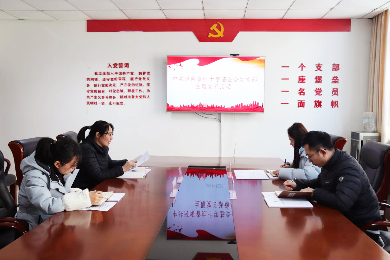 凝心聚力筑根基 踔厉奋发谋新篇-省红十字基金会党支部组织开展主题党日活动